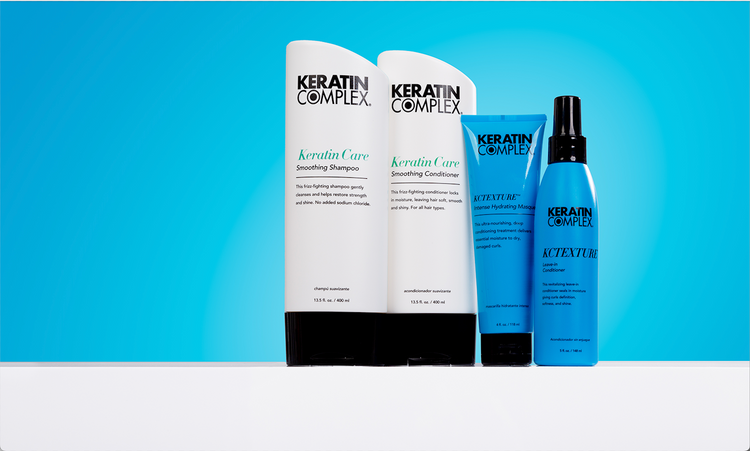 Curl Regimen - Keratin Care, KCTEXTURE spray and masque