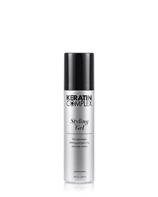 Styling Gel bottle on white background