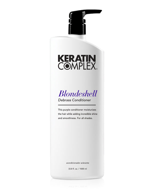 Blondeshell® Debrass Conditioner bottle on white background