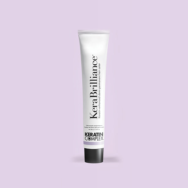 A closeup of a tube of KeraBrilliance