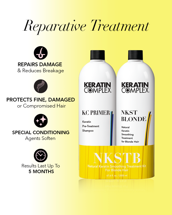 infographic || reparative treatment, repairs damage & reduces breakage, protects fine, damaged r compromised hair, special conditioning agent soften, results last up to 5 months