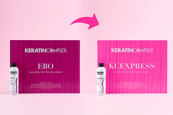 Keratin Complex® Bestseller EBO (Express Blow Out) Has A Brand-New Look and Name: Introducing KCEXPRESS!