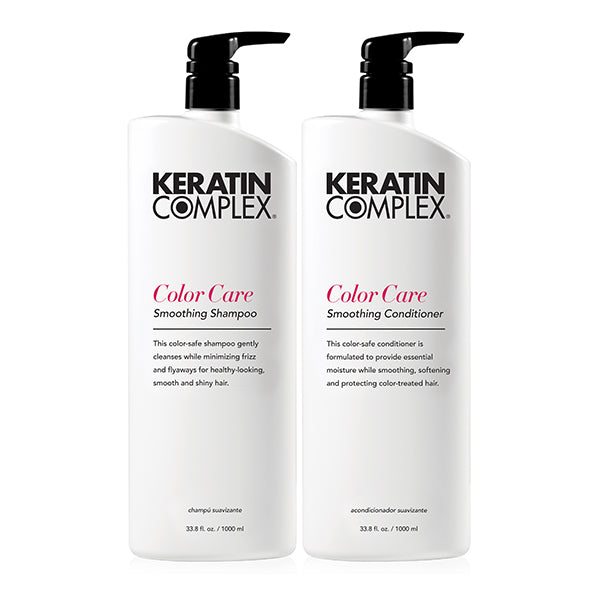 Color Care Smoothing Shampoo and Conditioner Liter Duo