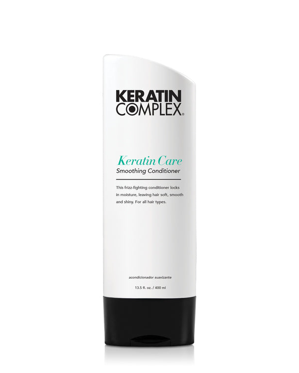 Keratin Care Smoothing conditioner on a white background 