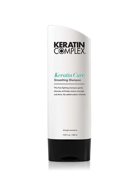 Keratin Care Smoothing Shampoo on a white background 