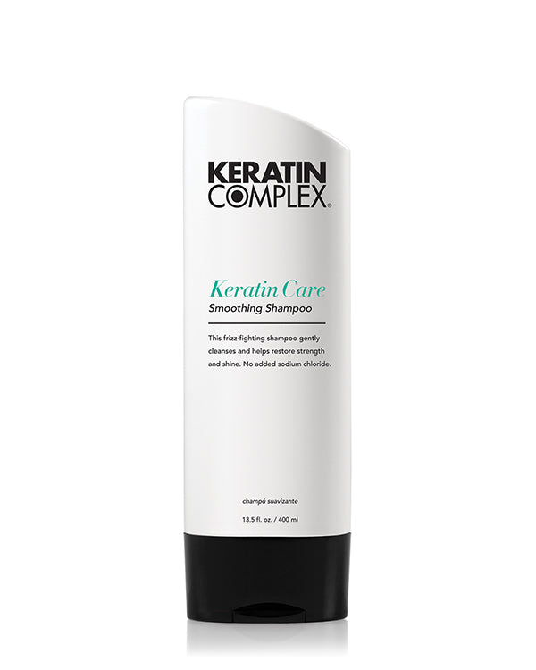 Keratin Care Smoothing Shampoo on a white background 