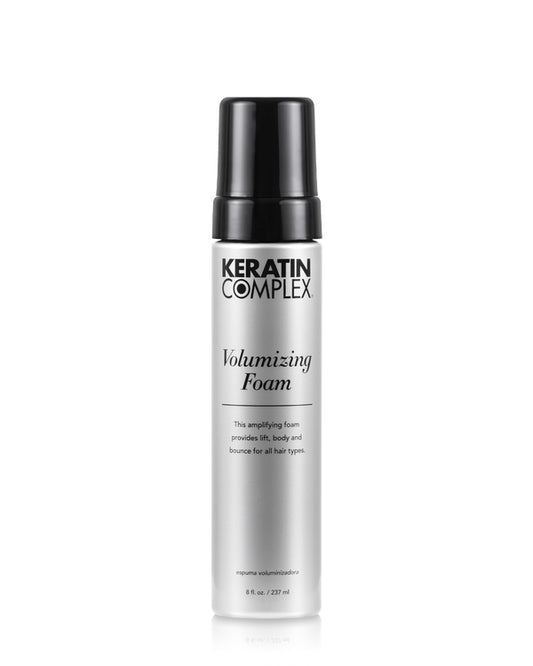 Volumizing Foam bottle on white background