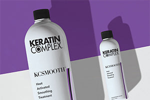 Two product bottles of KCSMOOTH