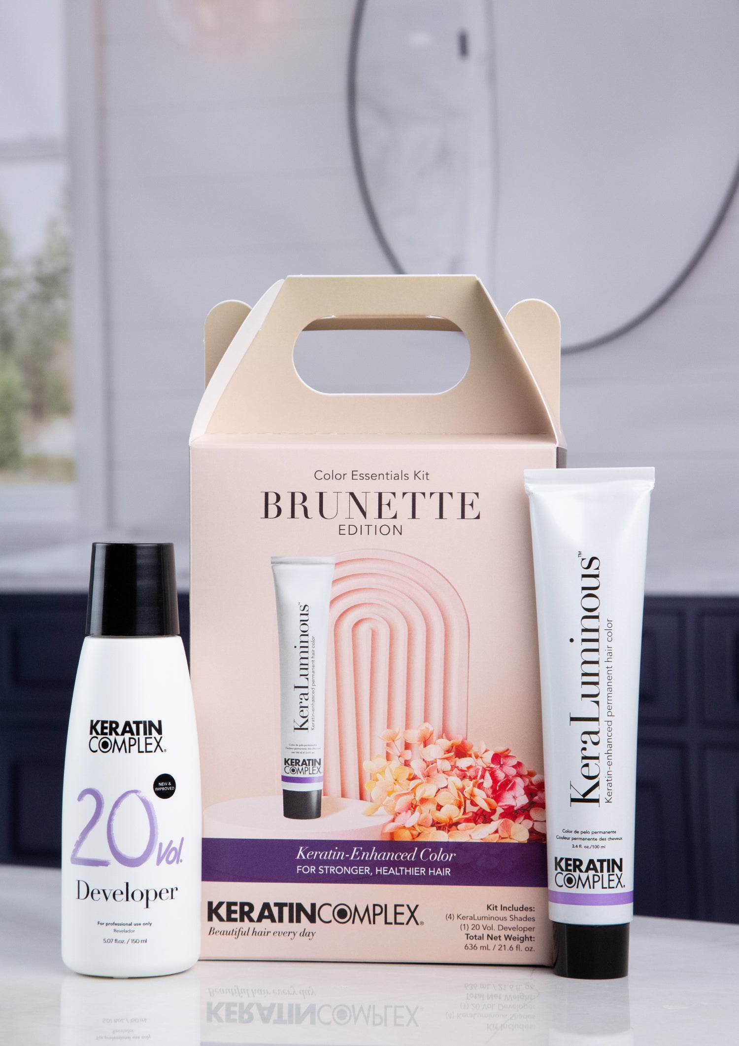 Color Essentials Kit Brunette – Keratin Complex