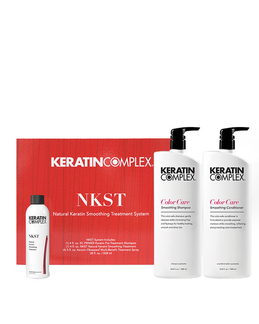 NKST System Kit and Color Care Liter Duo on the white background