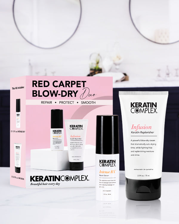 Red Carpet Blow Dry Kit in the salon environment