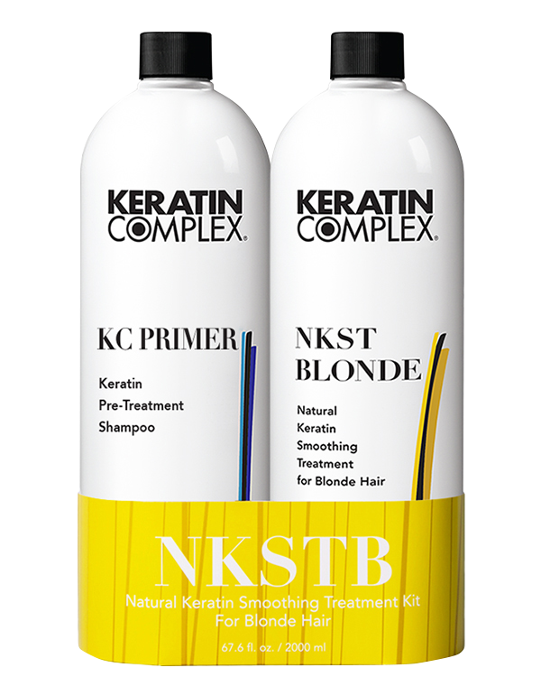NKSTB Natural Keratin Smoothing Treatment System For Blonde Hair