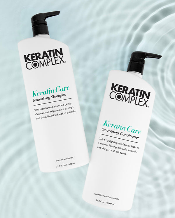 Keratin complex smoothing outlet therapy conditioner